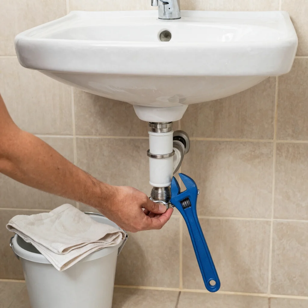 Cambiar el sifón del lavabo sin improvisar