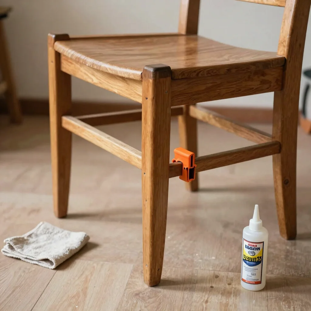Reparar una silla de madera que cojea